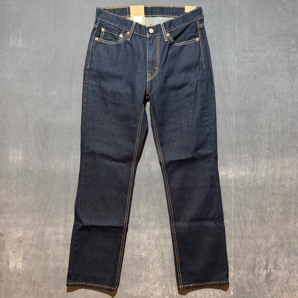 Levis 514 Straight Fit Jeans Mens 30x30 Dark Indigo Blue Denim Pants Casual NEW